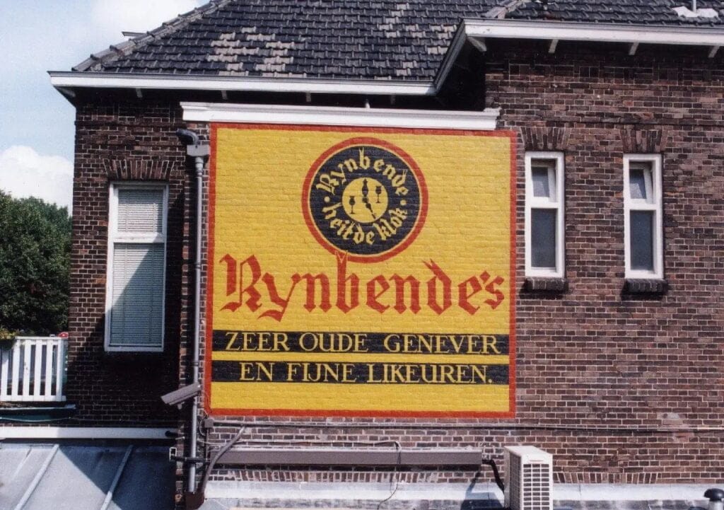 Muurschildering Rynbende