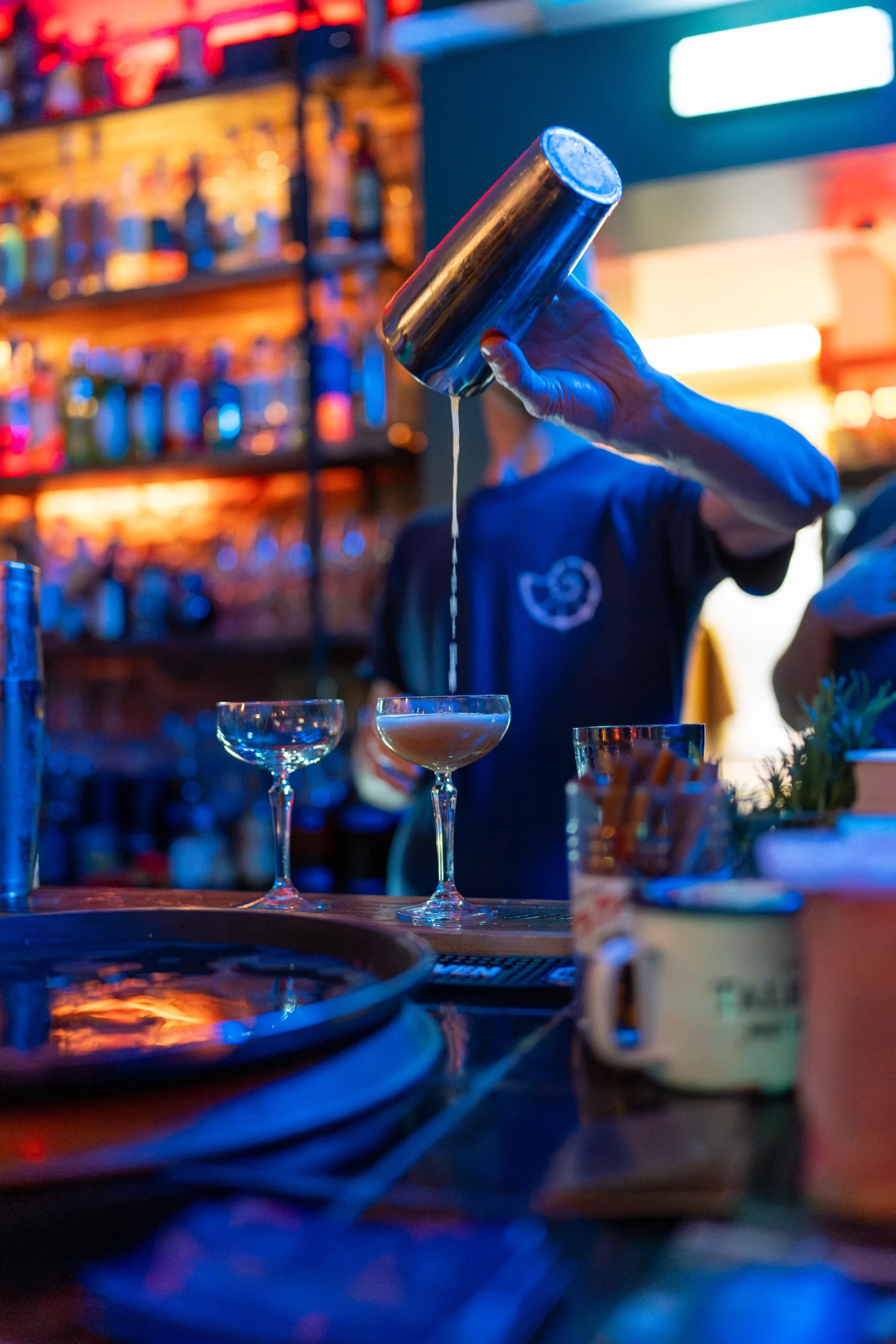 Cocktail creation at Bar Olaf